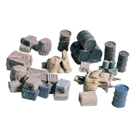 Woodland Scenics Crates-Barrels-Sacks HO Scale Kit D203