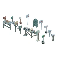 Woodland Scenics Assorted Mailboxes HO Scale Kit D206