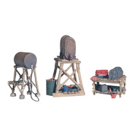 Woodland Scenics 3 Fuel Stands HO Scale Kit D212