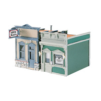 Woodland Scenics Doctor's Office & Shoe Repair HO Scale Kit D224