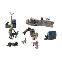 Woodland Scenics Cats and Dogs HO Scale Kit D226