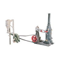 Woodland Scenics Steam Engine and Hammer Mill HO Scale Kit D229