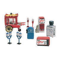 Woodland Scenics 8 Vending Machines HO Scale Kit D230