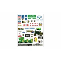 Woodland Scenics Assorted Logos and Advertising Signs DT556