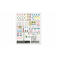 Woodland Scenics Crate Labels and Warning Signs DT560