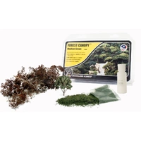 Woodland Scenics Medium Green Forest Canopy - Small F1664