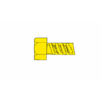 Woodland Scenics Hex Head Screws 0-80 1/8 - 5 per pkg H865