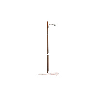 Woodland Scenics Wooden Pole Street Lights - O Scale JP5646