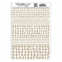 Woodland Scenics Numbers Roman R.R. Gold MG709