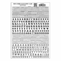 Woodland Scenics Stencil & Block Roman Black MG751
