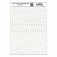 Woodland Scenics Stencil & Block Roman White MG752