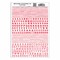 Woodland Scenics Stencil & Block Roman Red MG753