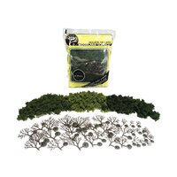 Woodland Scenics Light, Medium and Dark Green - 14/pkg TR1102