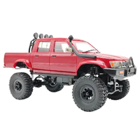 WPL 1/16 RC Hilux Truck (Off Road) [Red]