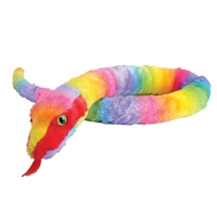 Wild Republic Snakesss Rainboa 54" Plush Toy