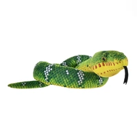 Wild Republic Snakesss Emerald Tree Boa 54" Plush Toy