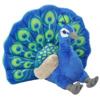 Wild Republic Cuddlekins Peacock Plush
