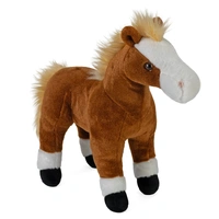 Wild Republic Cuddlekins Brown Horse Standing 12"