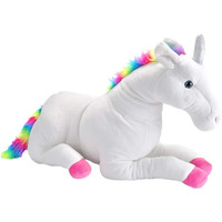 Wild Republic Cuddlekins Jumbo Unicorn White