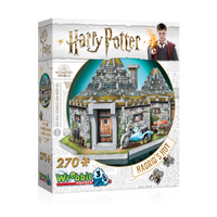 Wrebbit 270pc 3D Harry Potter Hagrid's Hut Jigsaw Puzzle