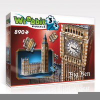 Wrebbit 890pc 3D Big Ben & Parliament Jigsaw Puzzle