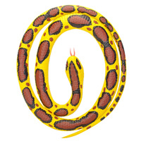 Wild Republic Rubber Snake M Burmese Python