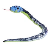 Wild Republic Sequin Snake 54 Blue/ Camo Plush