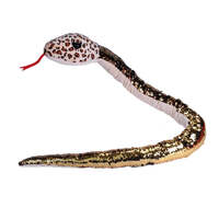 Wild Republic Snakes Sequin Leopard 54" Plush
