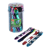 Wild Republic Snap Band Snakes Sequin (each) Assorted Colours
