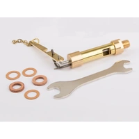 Wilesco Steam Whistle With Chain. Thread M6. (D15.21. 305. 430. 70)