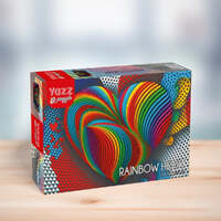 Yazz Puzzle Rainbow Heart 1000pc Jigsaw Puzzle
