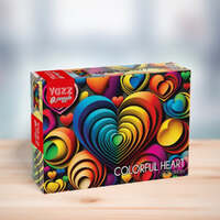 Yazz Puzzle Colorful Heart 1000pc Jigsaw Puzzle