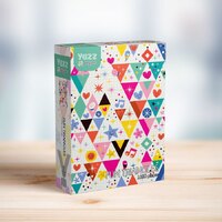 Yazz Puzzle Fun Triangles 1000pc Jigsaw Puzzle