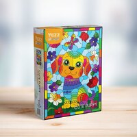 Yazz Puzzle Cute Puppy 1000pc Jigsaw Puzzle