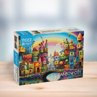 Yazz Puzzle Rainbow City 1000pc Jigsaw Puzzle