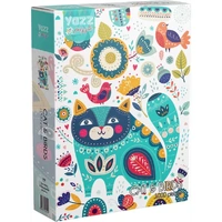 Yazz Cat & Birds 1000pc Jigsaw Puzzle