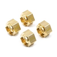 Yeah Racing Brass 8mm Hex Adaptor 4pcs For Axial RBX10 Ryft 