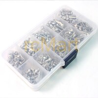 Yeah Racing Stainless Steel Screw Assorted Set (400pcs) with FREE Mini box 