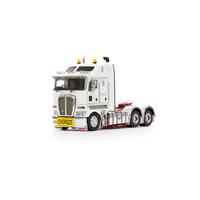 Drake 1/50 Kenworth K200 White/Red 2.3 Cabin Diecast Truck