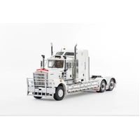 Drake 1/50 Kenworth C509 - White/Black Diecast Truck
