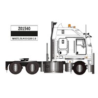 Drake 1/50 Kenworth K200 White/Black 2.8 Diecast Truck