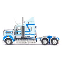 Drake 1/50 Kenworth T909 Light Blue Diecast Truck