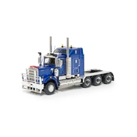 Drake 1/50 Kenworth C509 Tri Drive Metallic Blue Diecast Model Truck