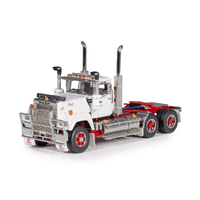 Drake 1/50 White/Red Mack Day Cab Series 1 Diecast Model