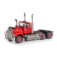 Drake 1/50 Mack Superliner Day Cab Red/Black Diecast Model Truck