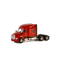 WSI Models 1/50 Kenworth T680 3 Axle Solo Truck Dark Red