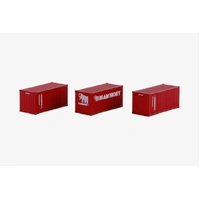Drake 1/50 20' Mammoet Shipping Container 3pc Set