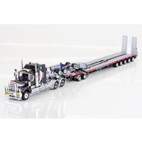 DRAKE 1/50 KENWORTH C509 WITH DRAKE 2X8 DOLLY AND 5X8 SWINGWING TRAILER NHH