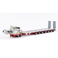 Drake 1/50 Steerable Trailer - White/Red Diecast Accessory