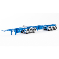 Drake 1/50 MaxiTRANS Skel Light Blue B Double Combination Diecast